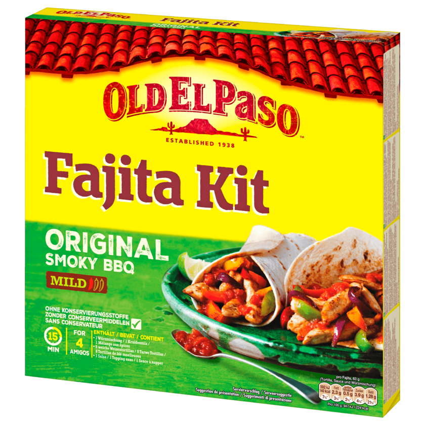 Old El Paso Fajita Dinner Kit 500g